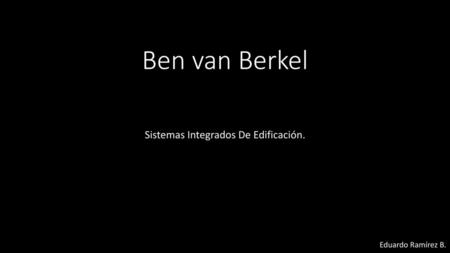 Sistemas Integrados De Edificación.