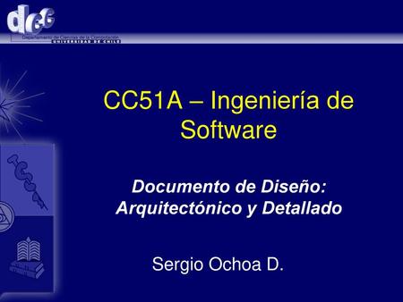 CC51A – Ingeniería de Software
