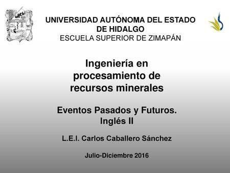 Ingeniería en procesamiento de recursos minerales