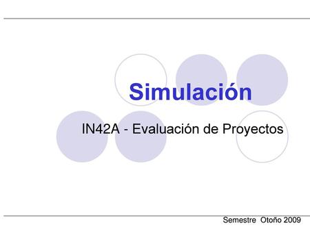 IN42A - Evaluación de Proyectos