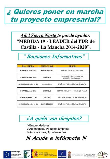 ¿ Quieres poner en marcha tu proyecto empresarial?