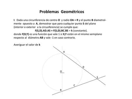 Problemas Geométricos