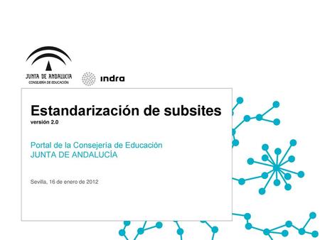 Estandarización de subsites versión 2