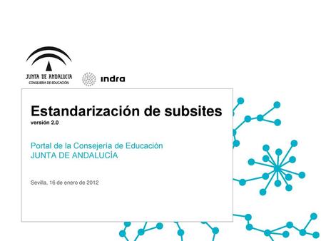 Estandarización de subsites versión 2