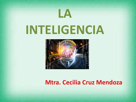 Mtra. Cecilia Cruz Mendoza