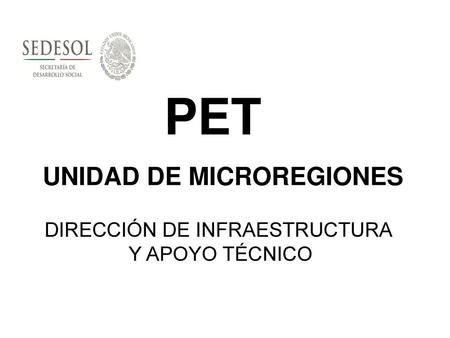 DIRECCIÓN DE INFRAESTRUCTURA