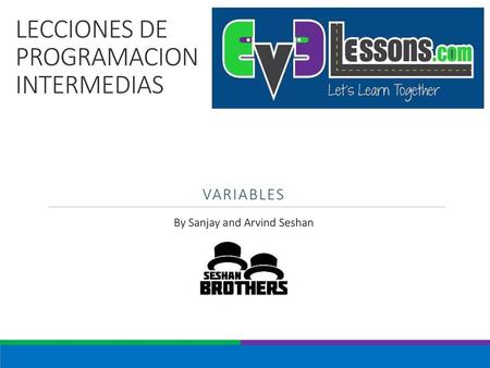 LECCIONES DE PROGRAMACION INTERMEDIAS