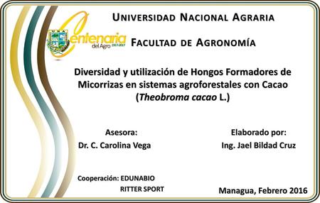 Universidad Nacional Agraria Cooperación: EDUNABIO