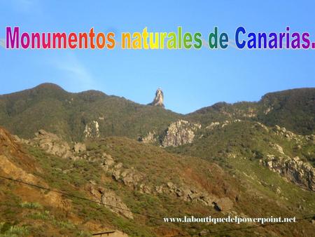 Monumentos naturales de Canarias.
