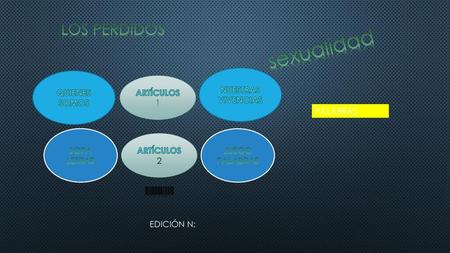 sexualidad Los perdidos NUESTRAS VIVENCIAS QUIENES SOMOS ARTÍCULOS 1