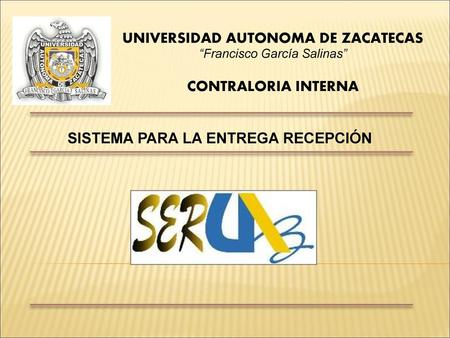 SISTEMA PARA LA ENTREGA RECEPCIÓN