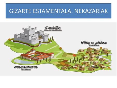 GIZARTE ESTAMENTALA. NEKAZARIAK