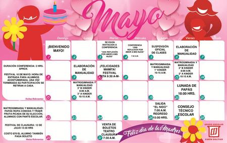 MAYO! LUNADA DE PAPÁS 18:00 HRS. CONSEJO TÉCNICO ESCOLAR