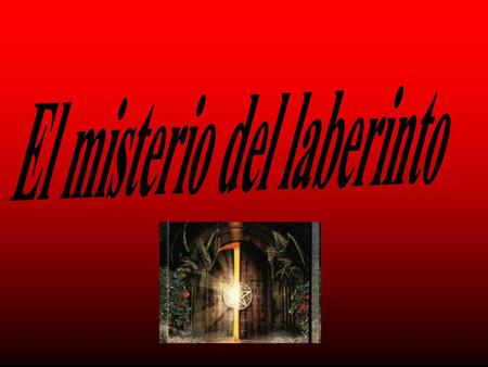 El misterio del laberinto