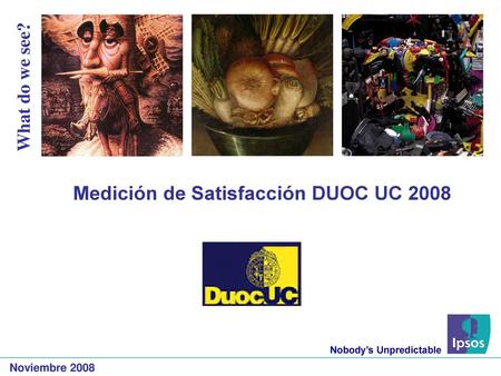 Medición de Satisfacción DUOC UC 2008