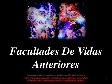 Facultades De Vidas Anteriores