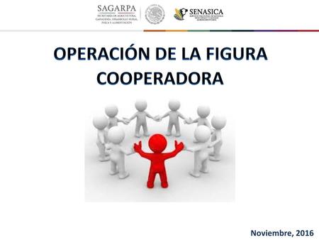 OPERACIÓN DE LA FIGURA COOPERADORA Noviembre, 2016.