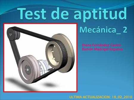 Test de aptitud Mecánica_ 2