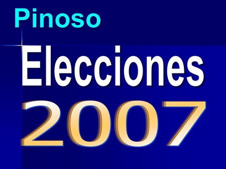 Pinoso Elecciones 2007 2007 2007.