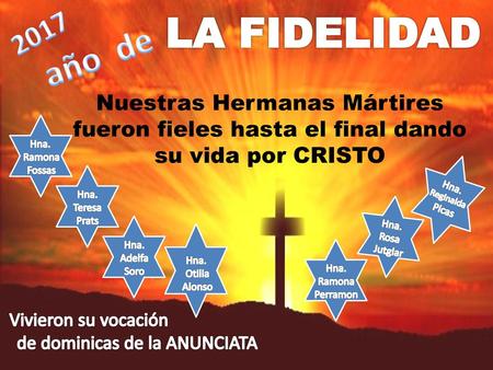 de dominicas de la ANUNCIATA