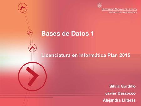 Licenciatura en Informática Plan 2015