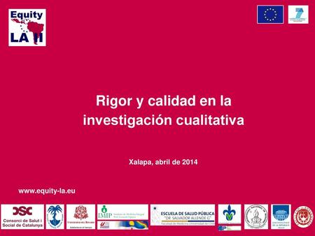 Rigor y calidad en la investigación cualitativa
