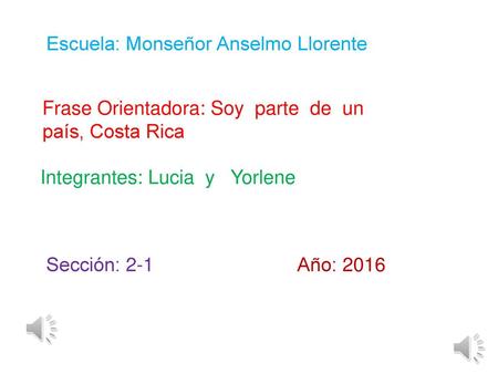 Escuela: Monseñor Anselmo Llorente