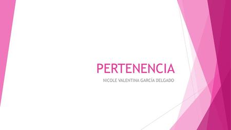 NICOLE VALENTINA GARCÍA DELGADO