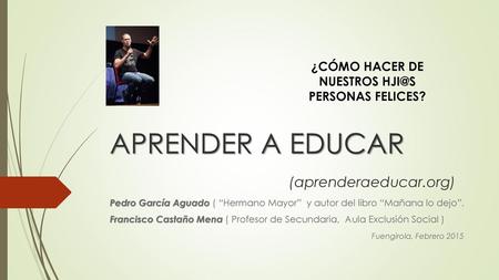 APRENDER A EDUCAR (aprenderaeducar.org)