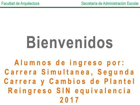 Facultad de Arquitectura