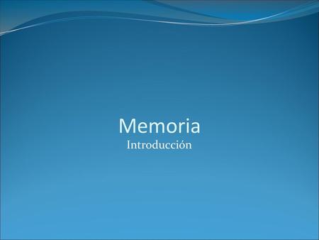 Memoria Introducción.