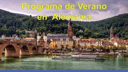 Programa de Verano en Alemania.