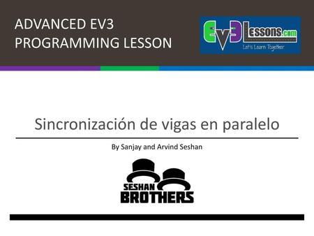 Sincronización de vigas en paralelo
