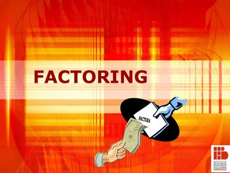 FACTORING FACTURA.
