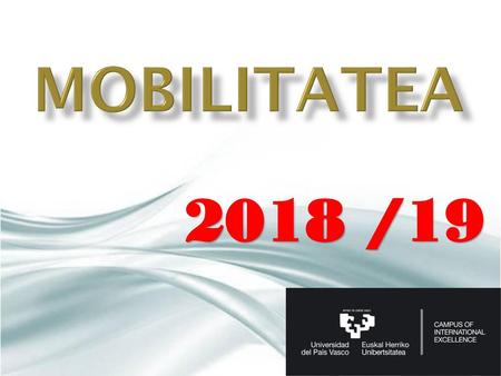 Mobilitatea 2018 /19.