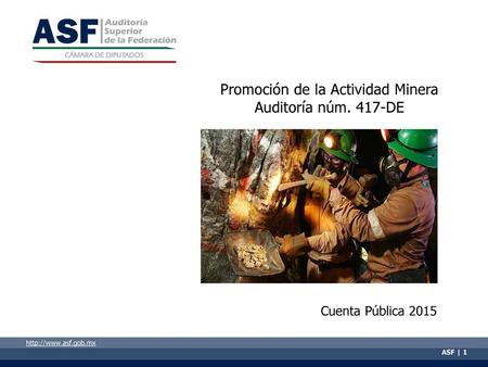 Promoción de la Actividad Minera