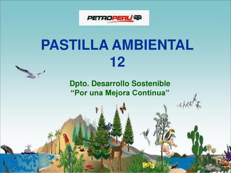 Dpto. Desarrollo Sostenible “Por una Mejora Continua”