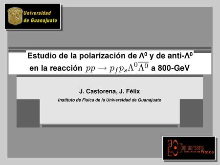Estudio de la polarización de Λ0 y de anti-Λ0 en la reacción a 800-GeV