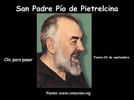 San Padre Pío de Pietrelcina