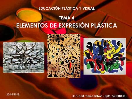 EDUCACIÓN PLÁSTICA Y VISUAL