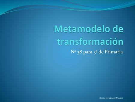Metamodelo de transformación