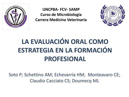 LA EVALUACIÓN ORAL COMO ESTRATEGIA EN LA FORMACIÓN PROFESIONAL