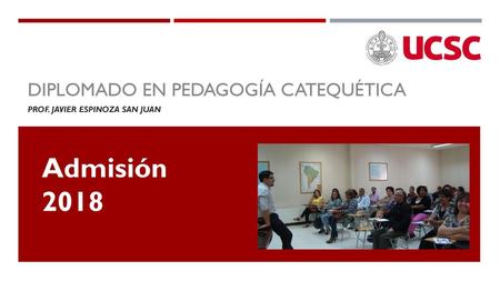 Diplomado en Pedagogía catequética
