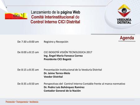 Lanzamiento de la página Web