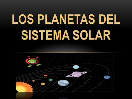 Los planetas del sistema solar