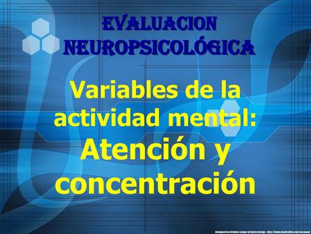 Atención y concentración
