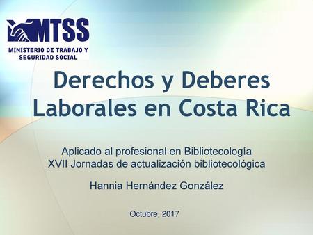 Derechos y Deberes Laborales en Costa Rica