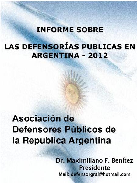 Asociación de Defensores Públicos de la Republica Argentina
