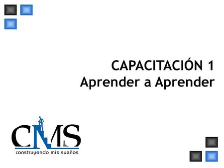 CAPACITACIÓN 1  Aprender a Aprender