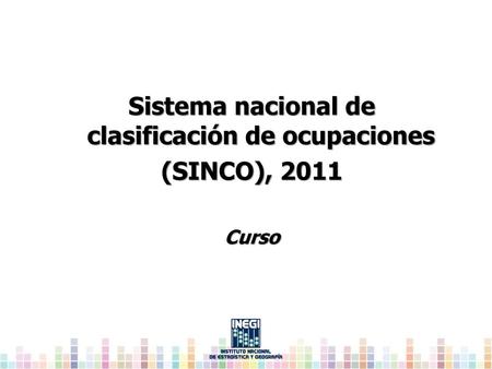 Sistema nacional de clasificación de ocupaciones